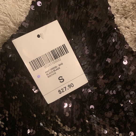 Forever 21 - Black Sequin Mini Dress - NWT - Picture 3 of 6